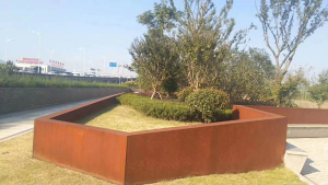 蛟河耐候钢挡土墙